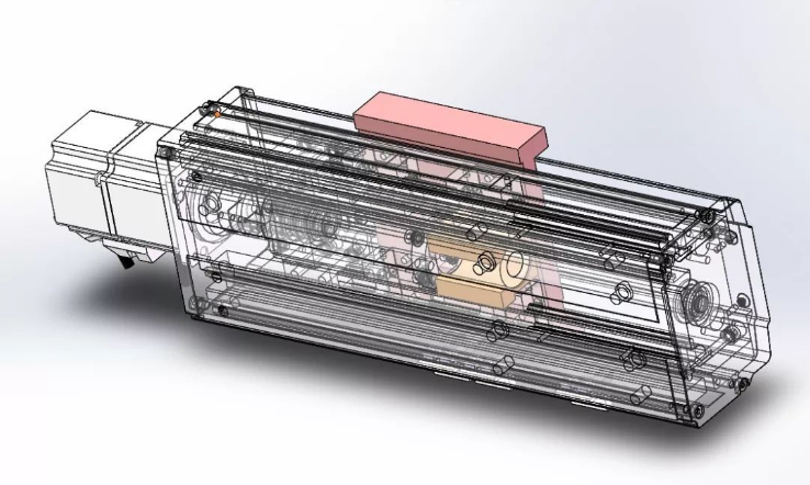 非標(biāo)定制直線模組3D模型圖紙